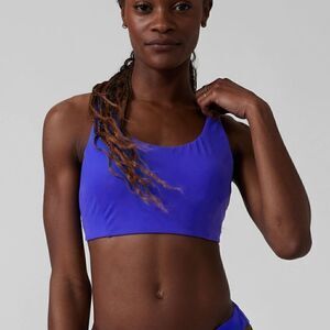 SOLD NOT AVAILABLE ATHLETA Malibu Bikini Top A-C, Cerulean, Size Medium